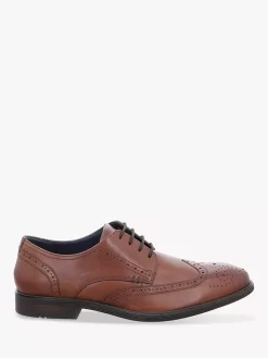 Josef Seibel Jonathan 05 Leather Shoes, Cognac