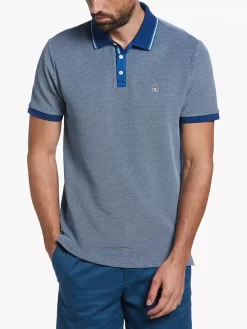 Original Penguin Birdseye Pique Polo Shirt, 498 Limoges