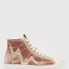 AllSaints Tundy Bolt Hi-Top Trainers, Pink -Sports And Leisure Equipment Store 006429514