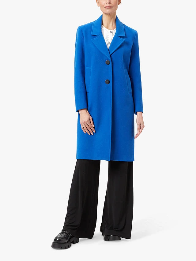 James Lakeland Lapel Collar Coat, Royal 3 James Lakeland Lapel Collar Coat, Royal
