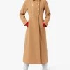 James Lakeland Double Breasted Long Military Coat, Camel -Sports And Leisure Equipment Store 006447669