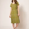 White Stuff Tallie Jersey Dress, Green/Multi -Sports And Leisure Equipment Store 006448253