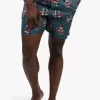 Cyberjammies Jasper Pirate Print Pyjama Shorts, Teal Blue -Sports And Leisure Equipment Store 006462399