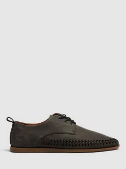 Rodd & Gunn Hamilton Huarache Lace Up Derby Shoes, Nero