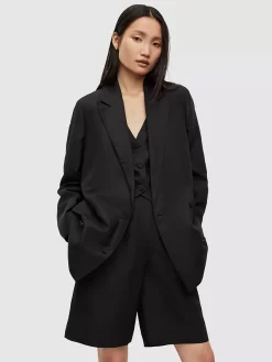 AllSaints Petra Blazer, Black