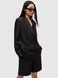 AllSaints Petra Blazer, Black -Sports And Leisure Equipment Store 006490935alt8