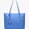 Radley Wood Street 2.0 Large Leather Zip Top Tote Bag, Tranquil Blue -Sports And Leisure Equipment Store 006497317