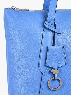 Radley Wood Street 2.0 Large Leather Zip Top Tote Bag, Tranquil Blue -Sports And Leisure Equipment Store 006497317alt3