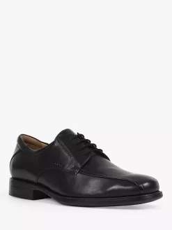 Geox Uomo Federico Derby Shoes, Black