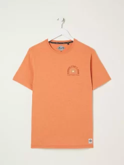 FatFace VW Summer Surf Cotton T-Shirt, Dusky Orange -Sports And Leisure Equipment Store 006508103alt2