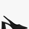 CHARLES & KEITH Block Heel Slingback Court Shoes, Black -Sports And Leisure Equipment Store 006509737 1