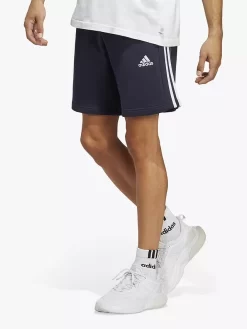 Adidas French Terry 3-Stripes Shorts, Legend Ink