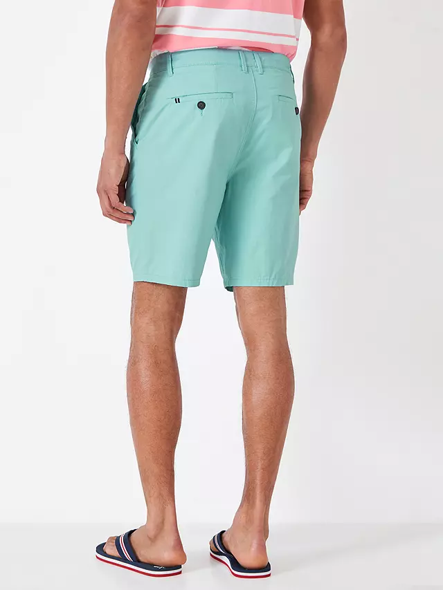 Crew Clothing Bermuda Shorts, Light Blue 4 Crew Clothing Bermuda Shorts, Light Blue - Image 2