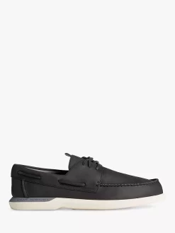 Sperry PLUSHWAVE 2.0 Boat Shoe, Black