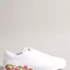 Ted Baker Sheliie Leather Floral Sole Trainers -Sports And Leisure Equipment Store 006526649