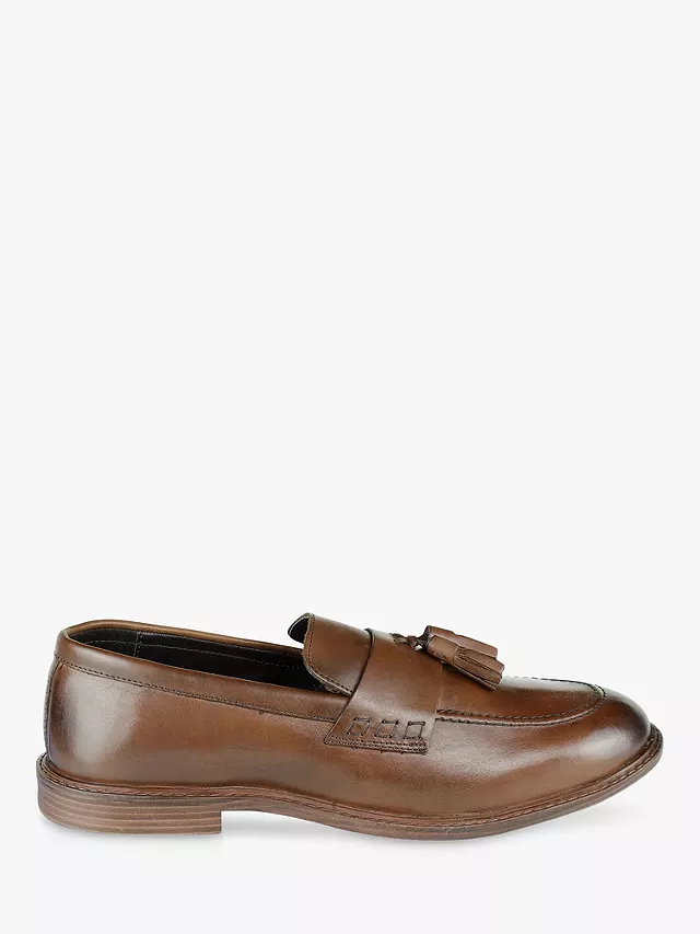 Silver Street London Charleston Leather Loafers, Brown 3 Silver Street London Charleston Leather Loafers, Brown