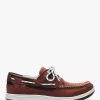 Sebago Triton Leather Boat Shoes, Dark Brown -Sports And Leisure Equipment Store 006531876