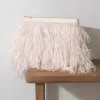 Mint Velvet Neutral Feather Clutch Bag, Light Pink -Sports And Leisure Equipment Store 006580409