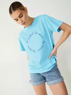 Hush Le Soleil T-Shirt, Bright Blue