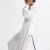Reiss Gina Wide Leg Trousers, Ivory -Sports And Leisure Equipment Store 006583142