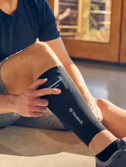Therabody RecoveryPulse Calf Vibrating Compression Sleeve, Black, XS -Sports And Leisure Equipment Store 006583963alt8