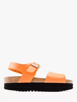 V.GAN Vegan Clove Footbed Sandals, Orange