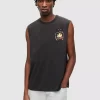 AllSaints Recline Crew Neck Vest, Washed Black -Sports And Leisure Equipment Store 006592271