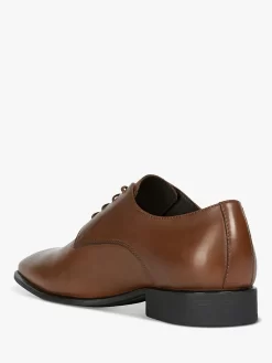 Geox UOMO High Life Leather Oxford Shoes, Dark Cognac -Sports And Leisure Equipment Store 006603050alt3