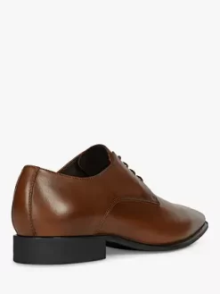Geox UOMO High Life Leather Oxford Shoes, Dark Cognac -Sports And Leisure Equipment Store 006603050alt4