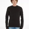 Calvin Klein Monologo Waffle Long Sleeve T-shirt -Sports And Leisure Equipment Store 006615369