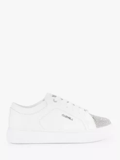 Carvela Soar Embellished Toe Trainers, White