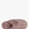 Totes Velour Mule Slippers, Mink -Sports And Leisure Equipment Store 006627445alt2