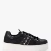 KG Kurt Geiger Leslie Embellished Flatform Trainers, Black -Sports And Leisure Equipment Store 006628546