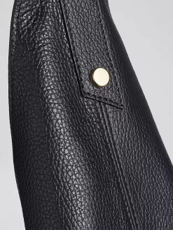 L.K.Bennett Soula Grainy Leather Shoulder Bag, Black -Sports And Leisure Equipment Store 006629372alt3