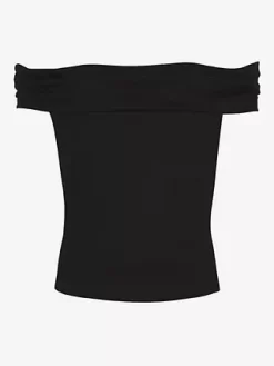 Mint Velvet Twisted Bardot Top, Black -Sports And Leisure Equipment Store 006632599alt3