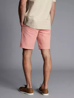 Charles Tyrwhitt Slim Fit Cotton Linen Shorts, Light Coral Pink -Sports And Leisure Equipment Store 006634851alt2