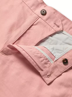 Charles Tyrwhitt Slim Fit Cotton Linen Shorts, Light Coral Pink -Sports And Leisure Equipment Store 006634851alt3