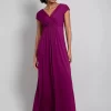 Alie Street Sophia Plain Maxi Dress, Boysenberry Pink -Sports And Leisure Equipment Store 006642719