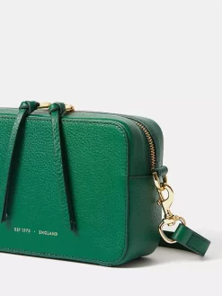 Jigsaw Jaime Pebble Leather Cross Body Bag, Green 7 Jigsaw Jaime Pebble Leather Cross Body Bag, Green -Sports And Leisure Equipment Store 006669312alt2