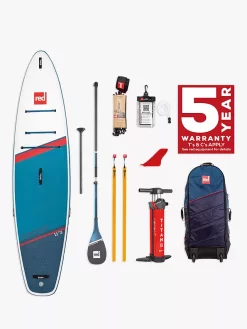 Red Paddle Co. Red Paddle Co 11’3" Sport Inflatable Stand Up Paddle Board Package, Blue