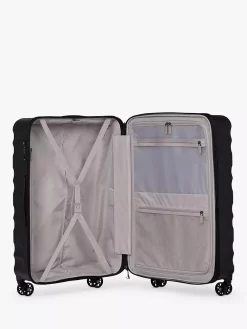 Antler Clifton 4-Wheel 80cm Large Expandable Suitcase, Black -Sports And Leisure Equipment Store 109313820alt4