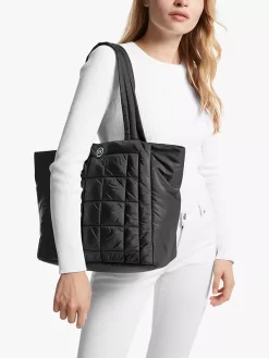 Michael Kors Lilah Recycled Open Top Tote Bag, Black -Sports And Leisure Equipment Store 109645672alt2