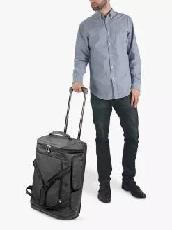 Solo NY Leeroy Duffle 2-Wheel 55cm Cabin Case, Black -Sports And Leisure Equipment Store 110127289alt4