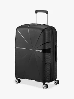 American Tourister Starvibe 4-Wheel 67cm Expandable Medium Suitcase, Black -Sports And Leisure Equipment Store 110198010alt3