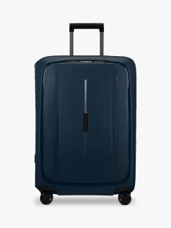Samsonite Essens 4-Wheel 69cm Medium Recycled Suitcase, Midnight Blue