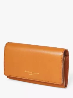 Aspinal Of London Smooth Leather London Purse, Mustard -Sports And Leisure Equipment Store 110400837alt4