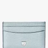 Aspinal Of London Lizard Leather Slim Credit Card Case, Pool Blue, Pool Blue -Sports And Leisure Equipment Store 110400841