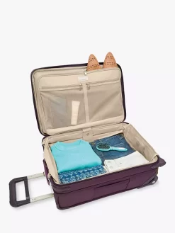 Briggs & Riley Essential 2-Wheel 56cm Carry On Suitcase, Plum -Sports And Leisure Equipment Store 110531770alt2