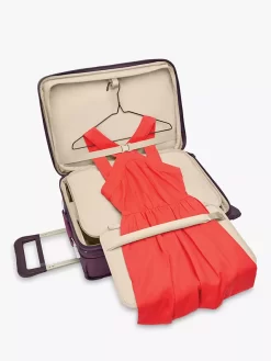 Briggs & Riley Essential 2-Wheel 56cm Carry On Suitcase, Plum -Sports And Leisure Equipment Store 110531770alt3