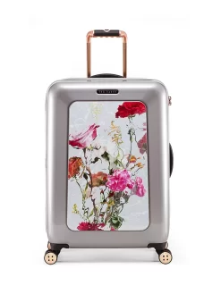 Ted Baker Take Flight 4-Wheel 70cm Medium Suitcase, Water Floral